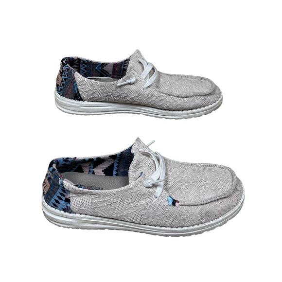 Hey Dude Wendy Boho Aztec Pink 121415044 Slip-on US Women’s Size 10 EU 41 - Picture 1 of 6